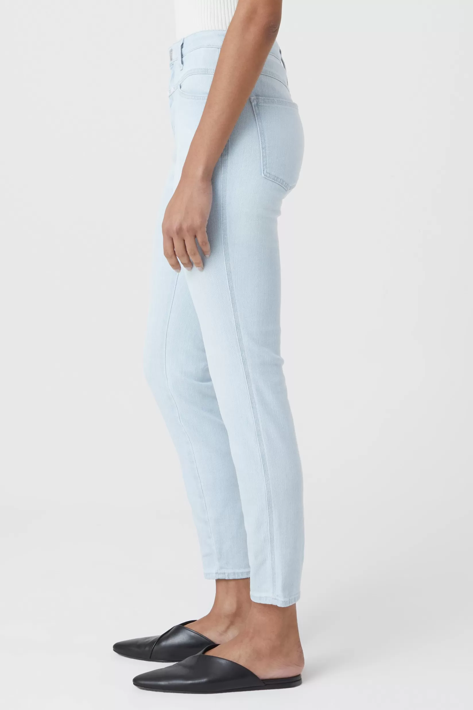 Best Sale CLOSED Skinny Pusher Super Stretch Blue Denim Light Blue