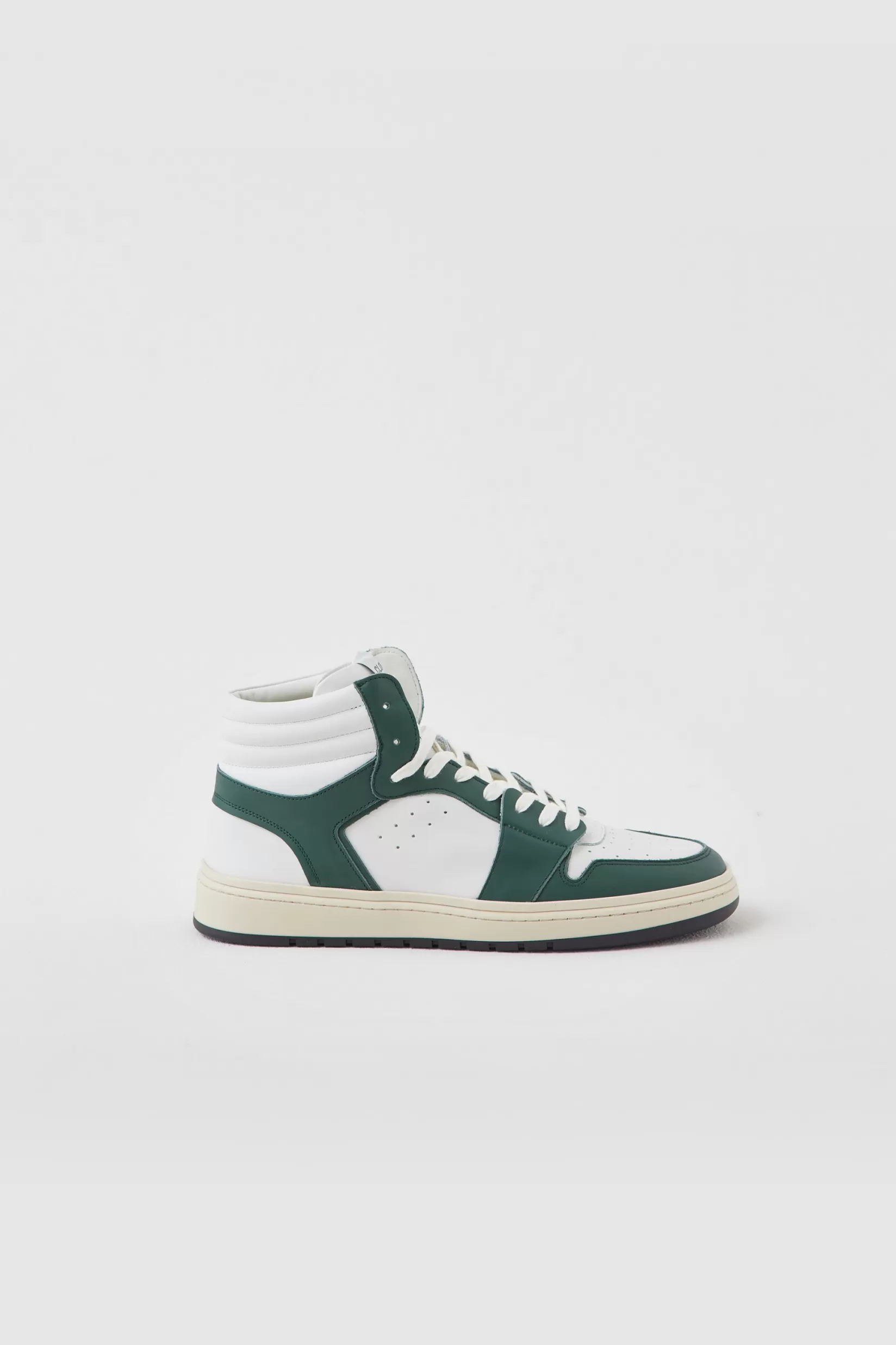 New CLOSED Smooth Nappa Sneakers High Dark Jade