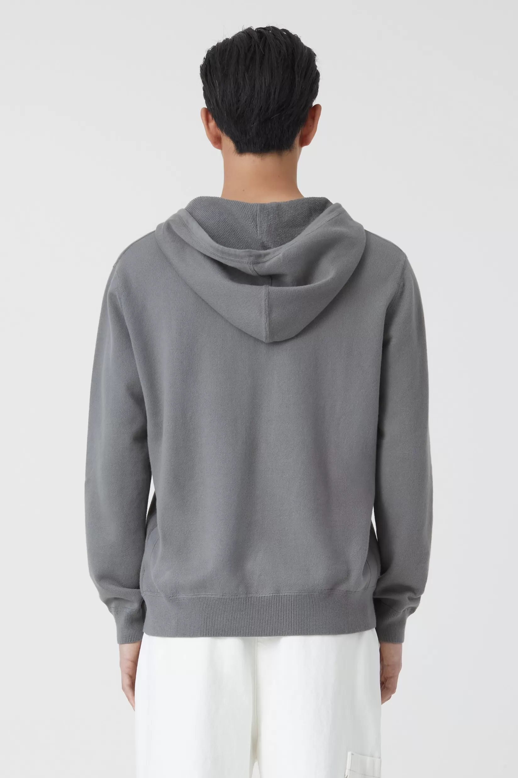 Cheap CLOSED Strick-Hoodie Aus Baumwoll-Mix Lunar Rock