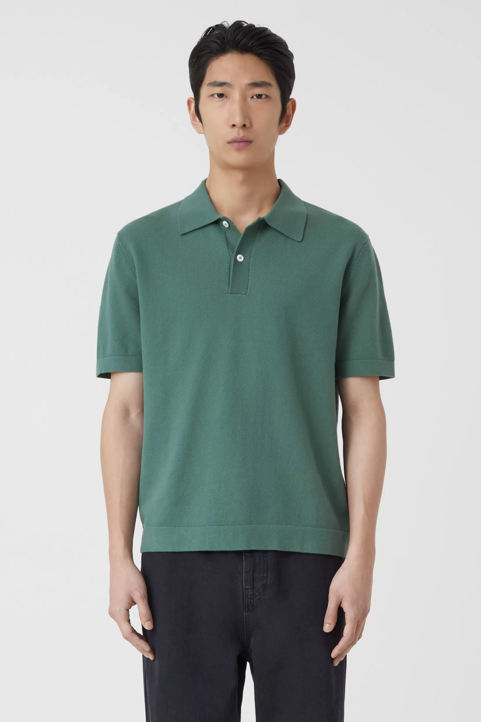 New CLOSED Strick-Polo Dark Jade