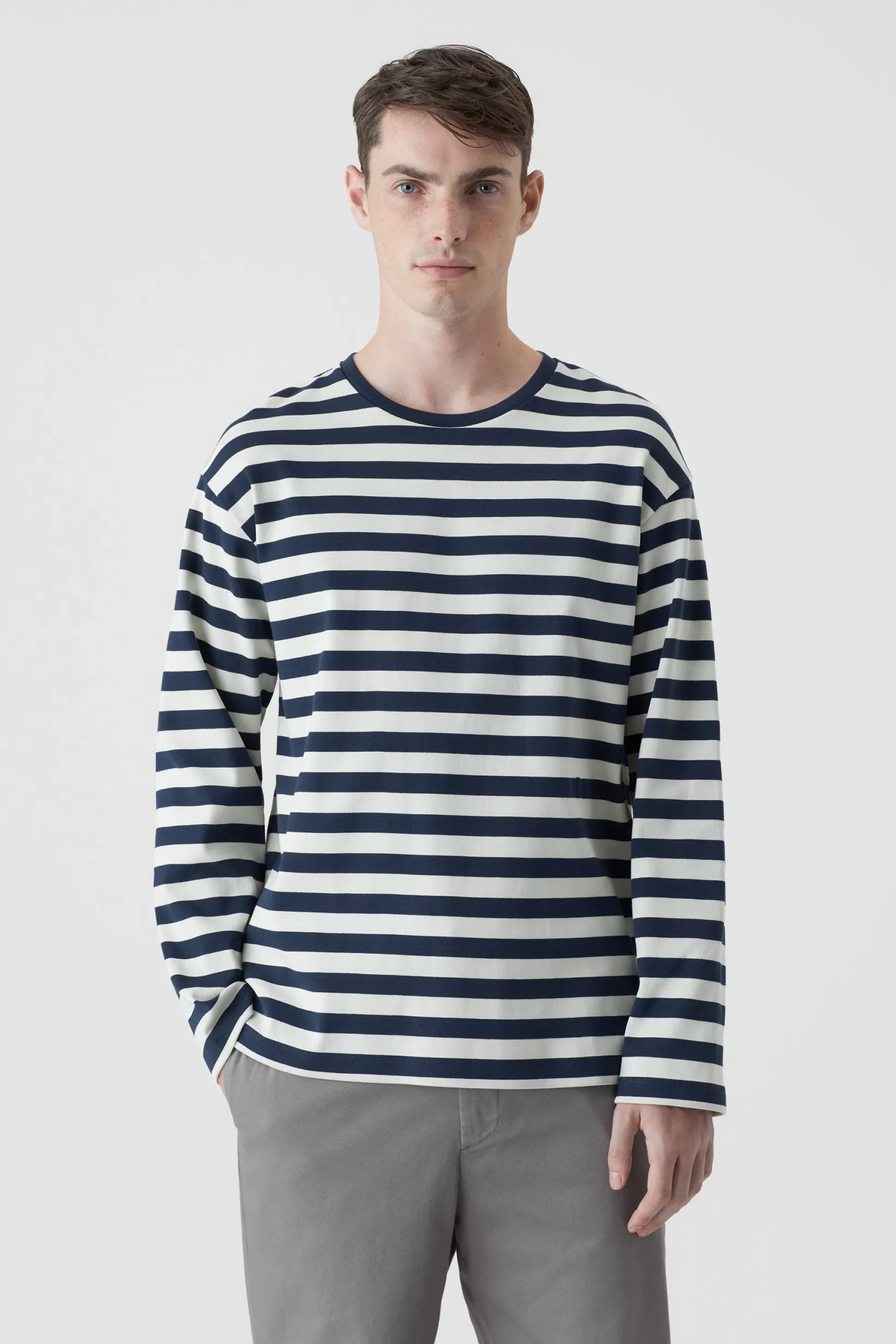 Fashion CLOSED Striped Longsleeve Dark Night