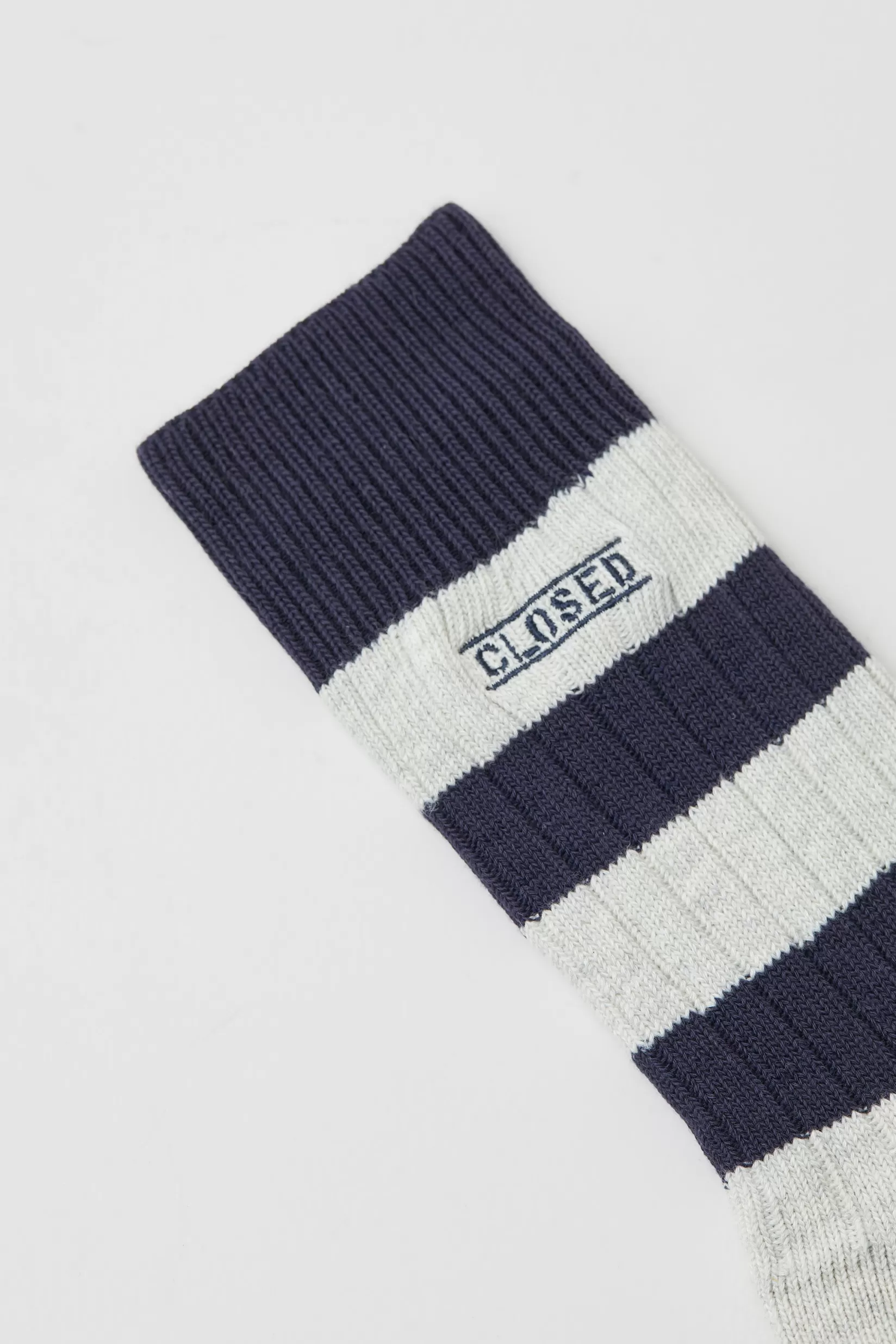 Best CLOSED Striped Socks Dark Night