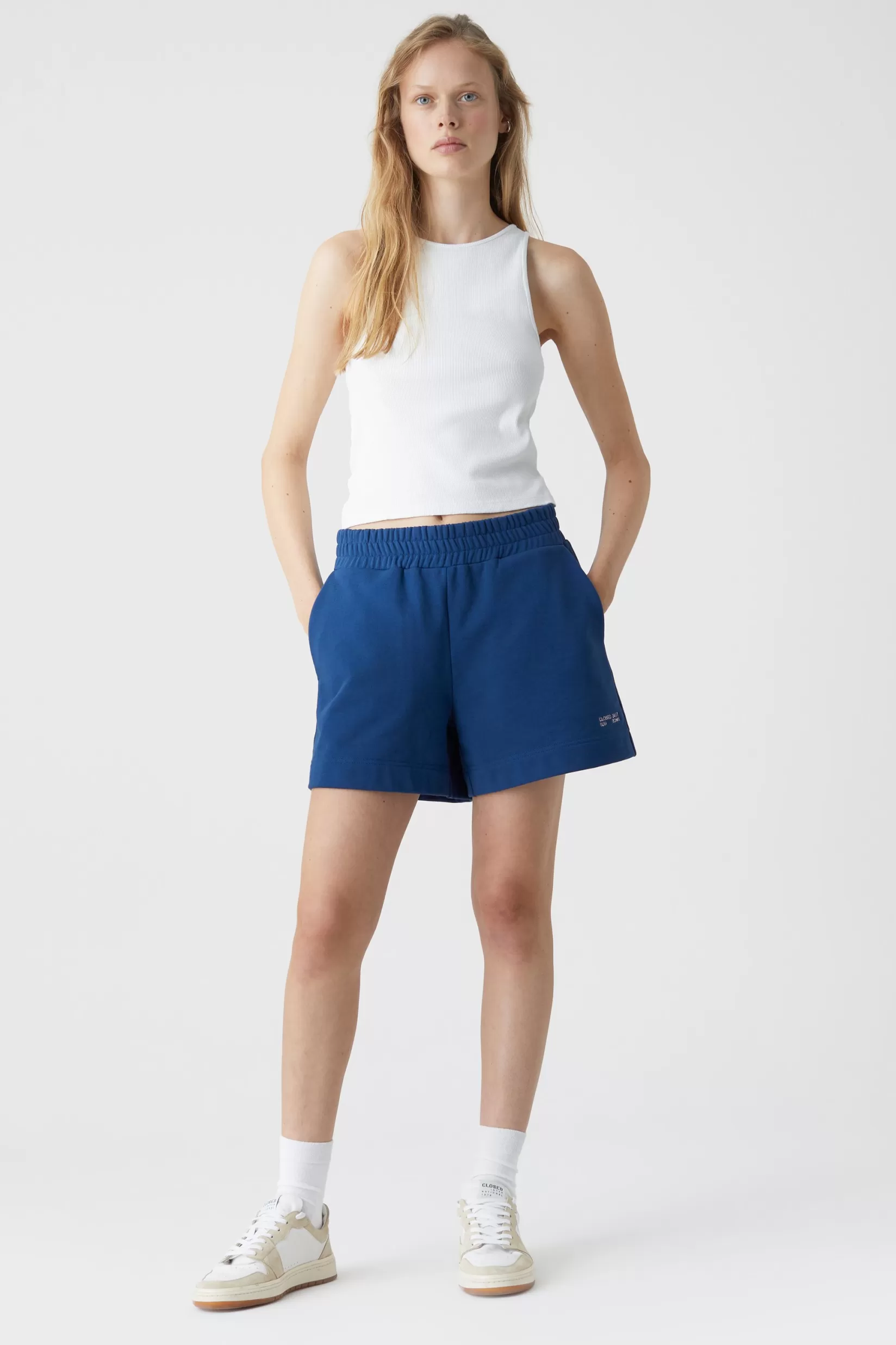 Online CLOSED Sweatshorts Indigo Blue