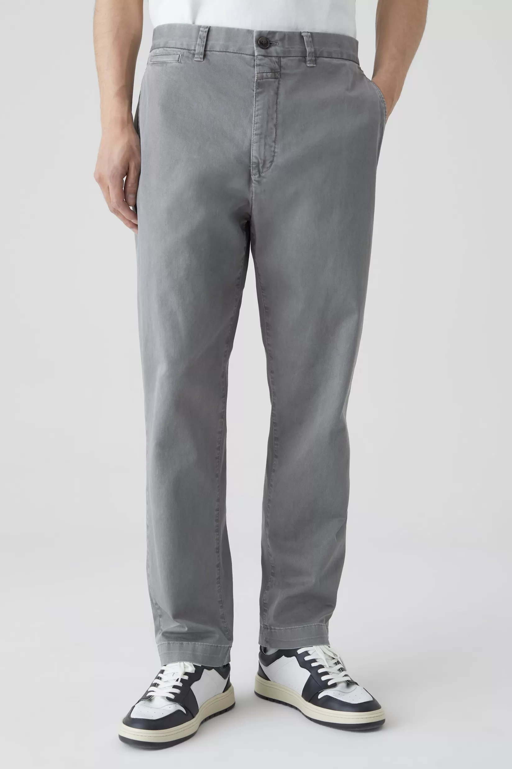 Cheap CLOSED Tacoma Tapered Pants Lunar Rock