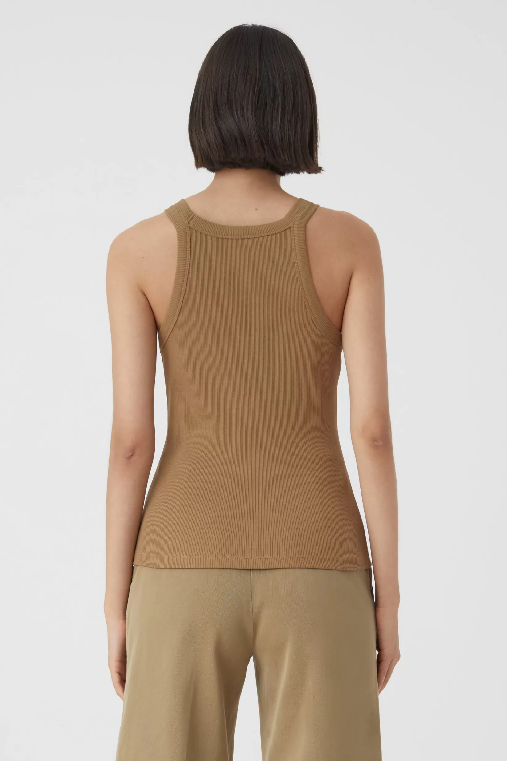 Hot CLOSED Tanktop Aus Rippjersey Nutmeg