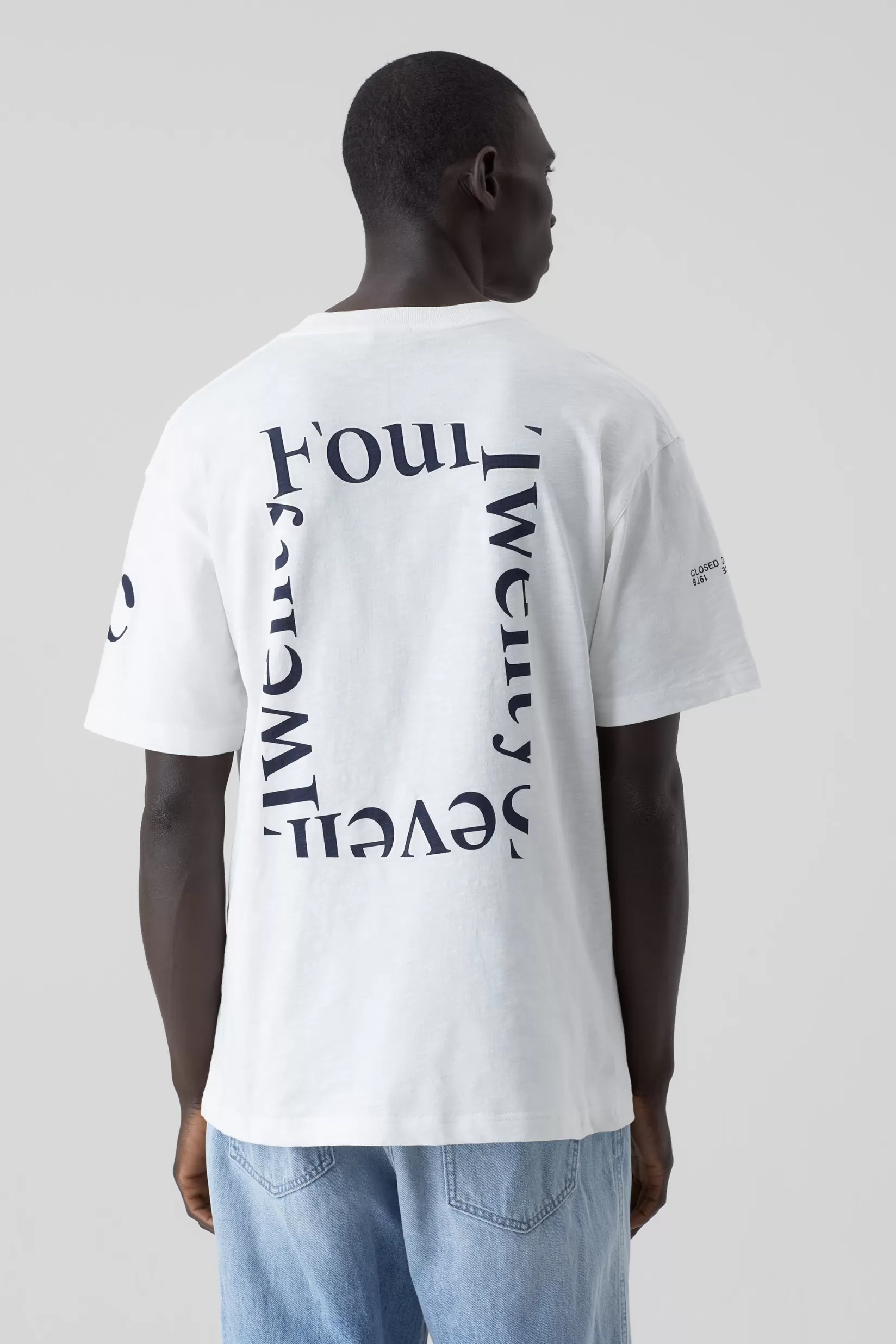 Sale CLOSED T-Shirt Twentyfourseven Marble White