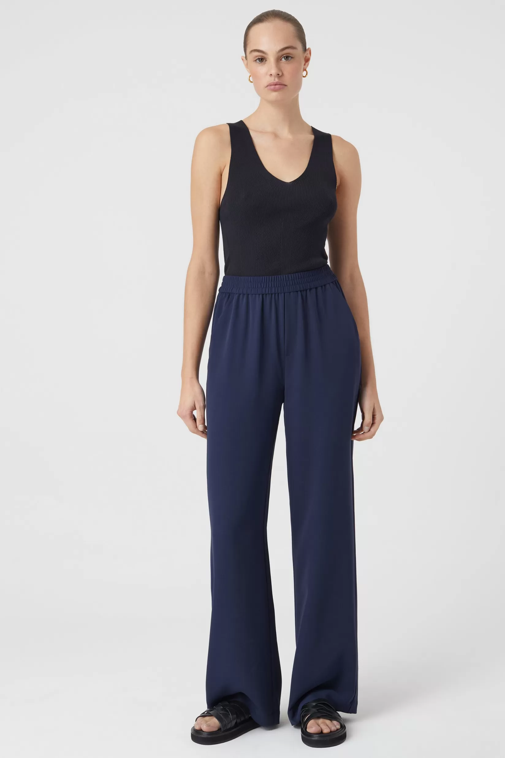 Hot CLOSED Winona Sleek Twill Pants Dark Night