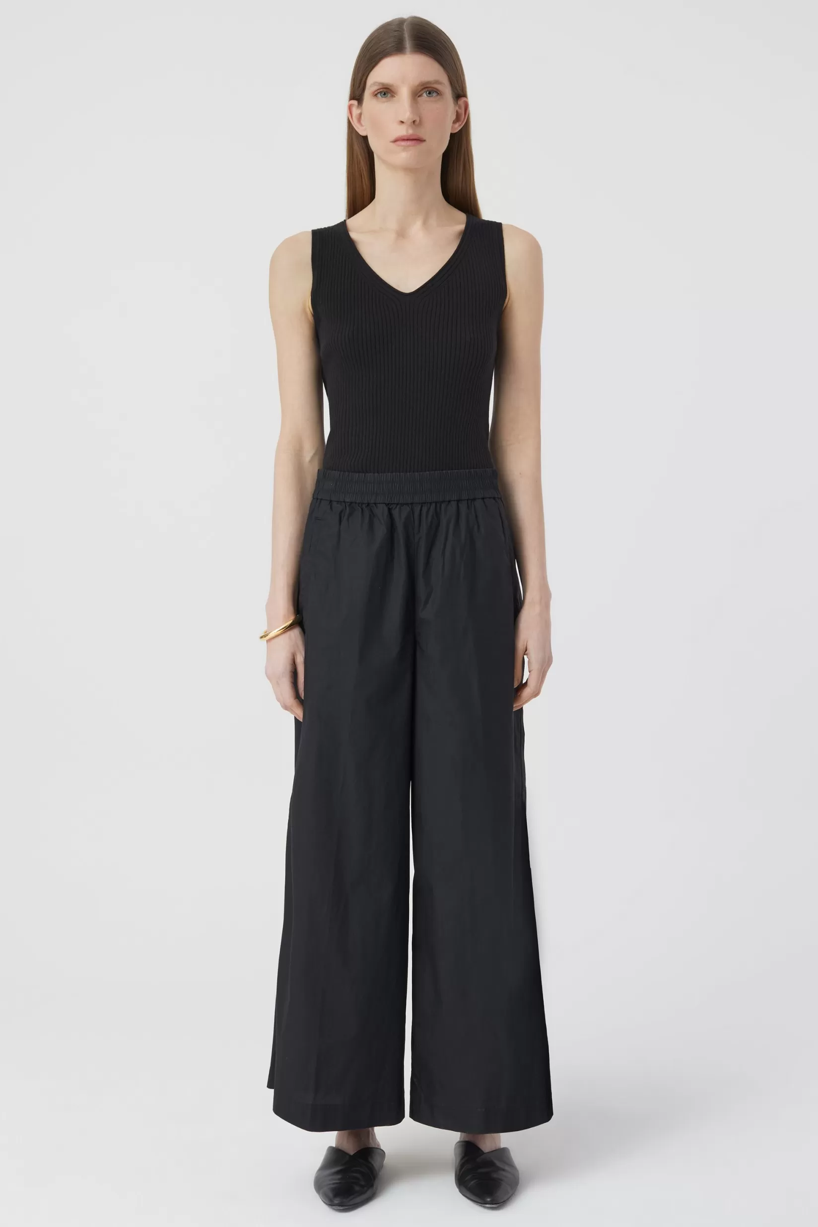 Best CLOSED Wren Organic Poplin Pants Black