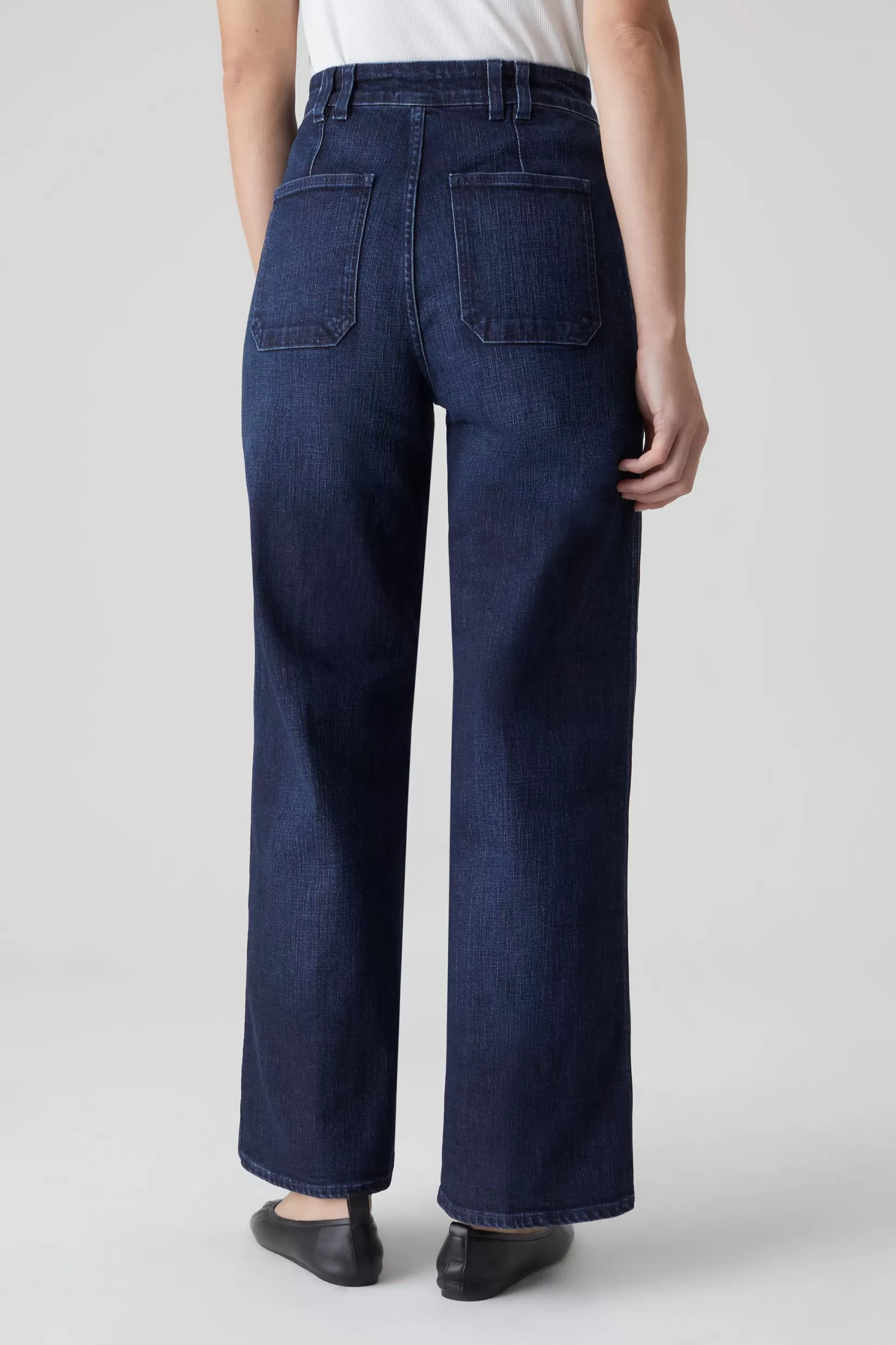 Hot CLOSED X-Centric Deep Blue Stretch Denim Dark Blue