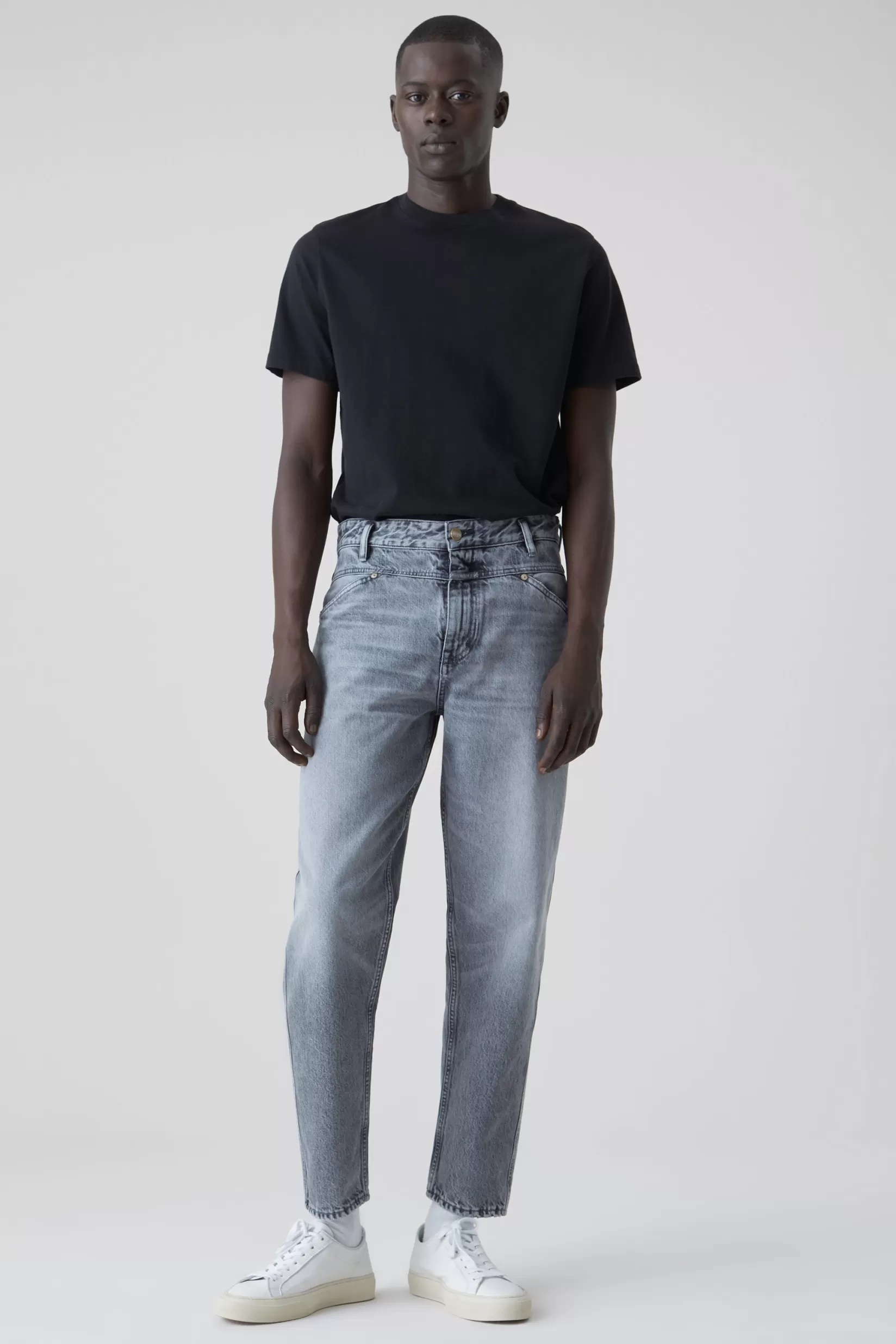 Hot CLOSED X-Lent Tapered Jeans Mid Grey