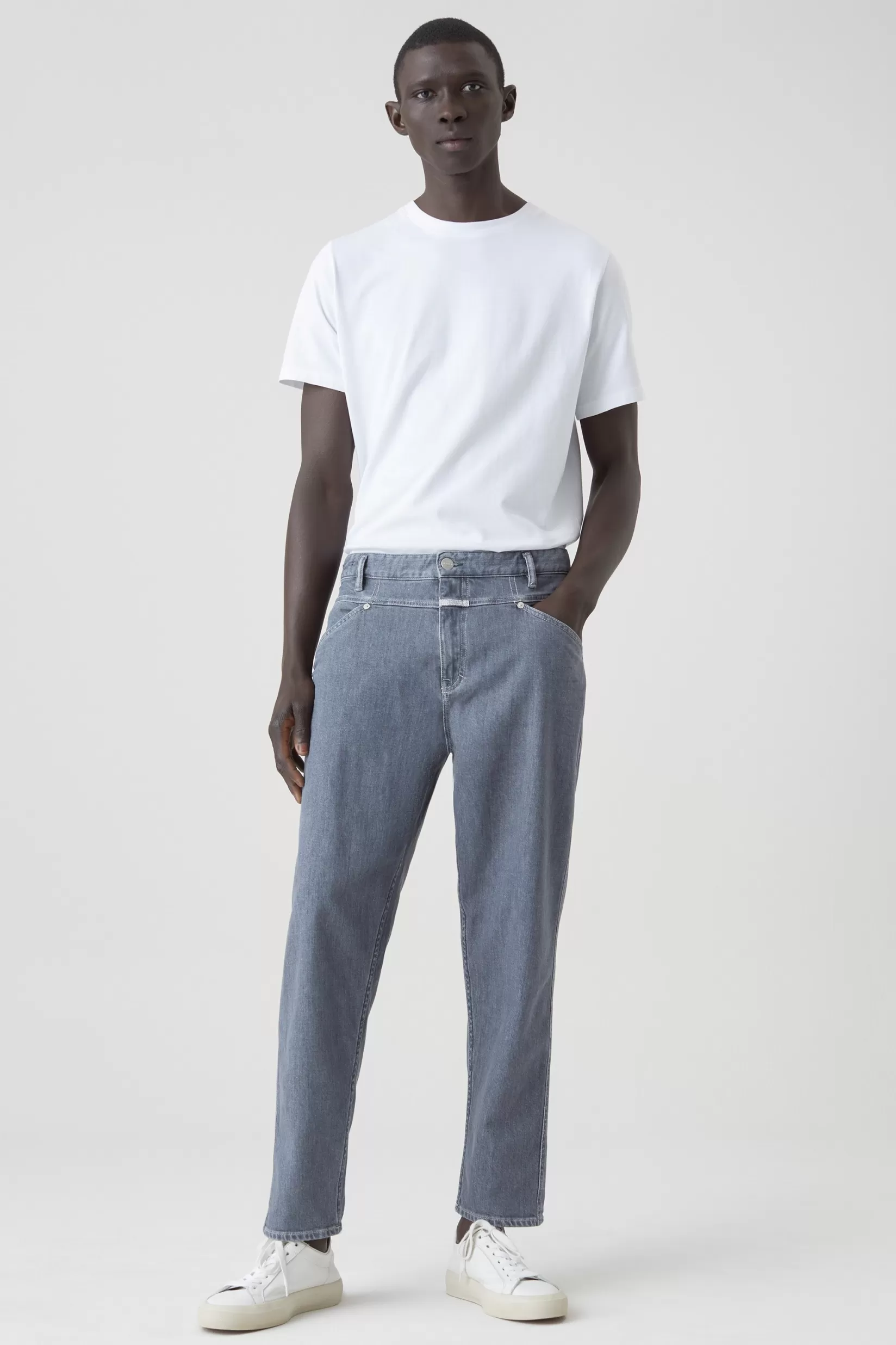 Best CLOSED X-Lent Tapered Jeans Mid Grey