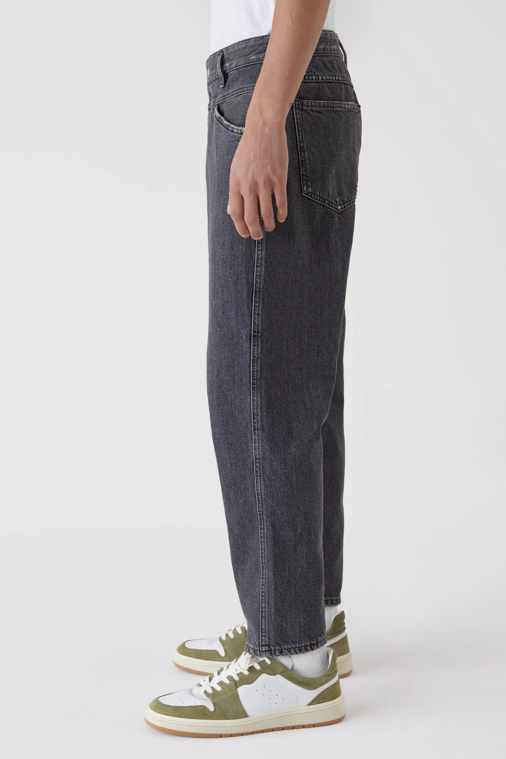 Fashion CLOSED X-Lent Tapered Jeans Dark Grey