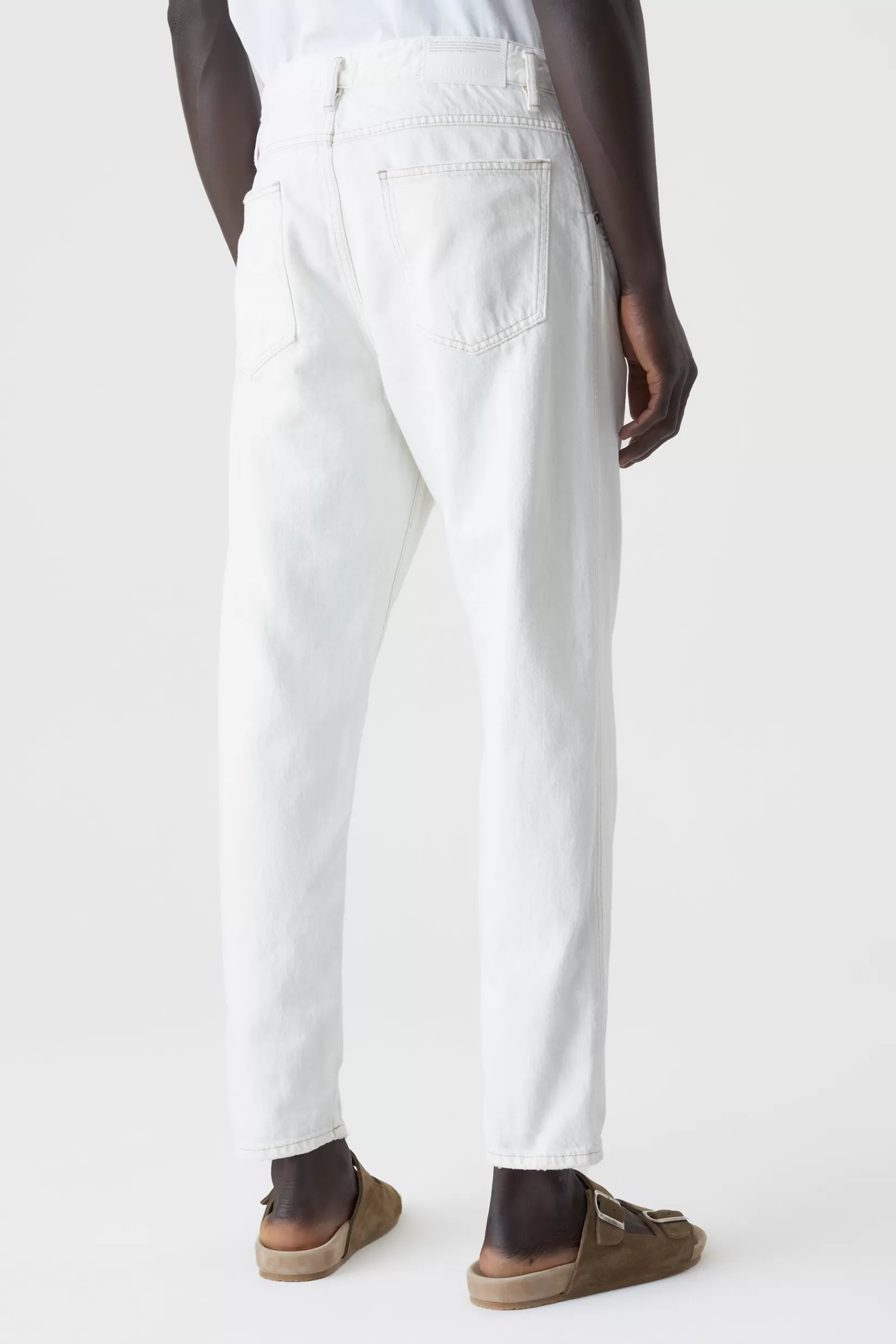 Fashion CLOSED X-Lent Tapered Jeans Ivory