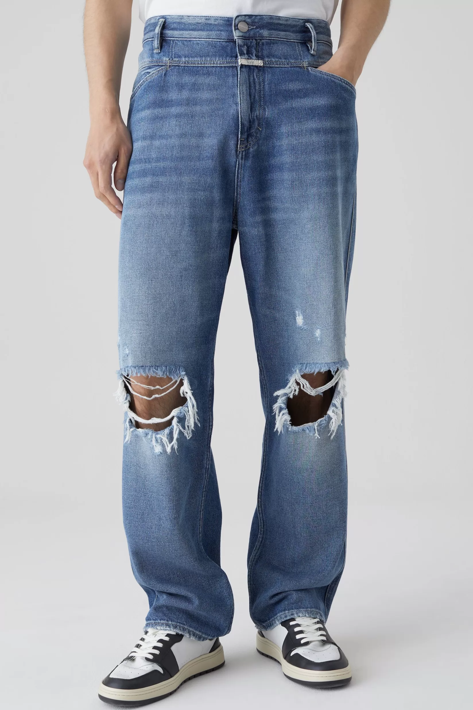 Cheap CLOSED X-Treme Loose Jeans Mid Blue